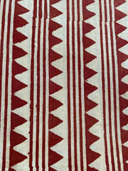 Indian Cotton Block Print Fabric by the Yard -Sewing and Quilting Fabric - Rohiyaan